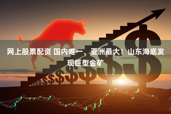 网上股票配资 国内唯一、亚洲最大！山东海底发现巨型金矿